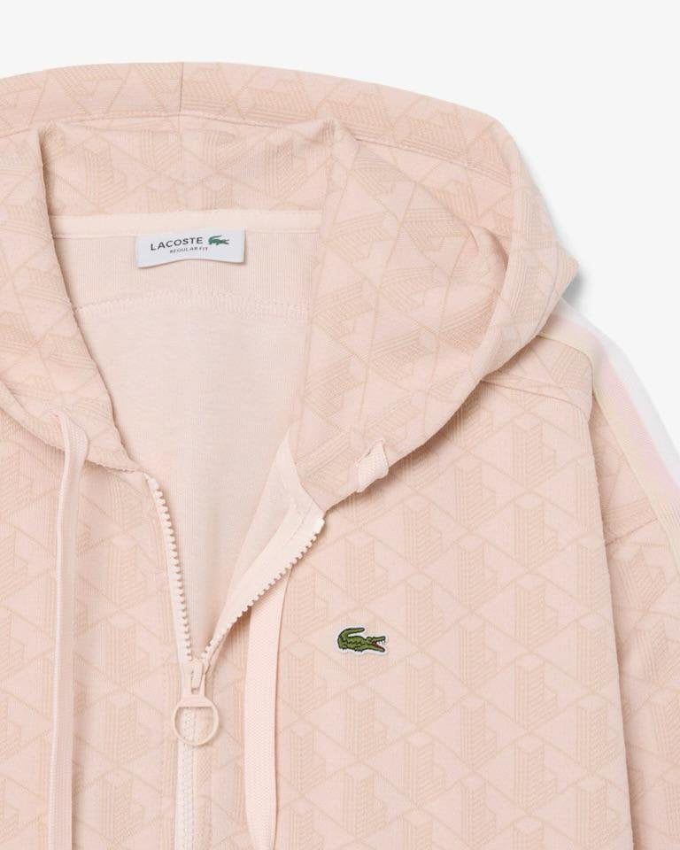 Felpa Lacoste fullzip con cappuccio donna