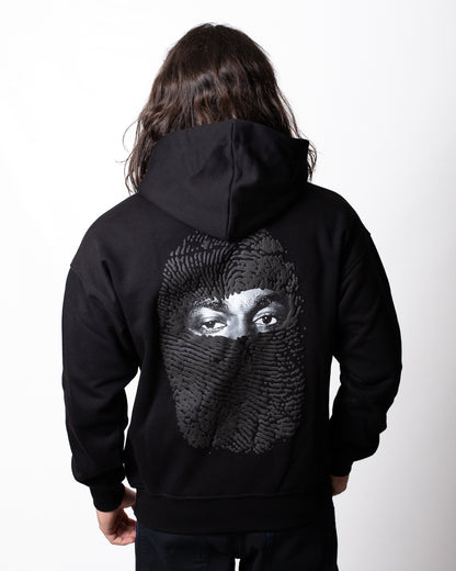 Felpa Comme des Fuckdown stampata con cappuccio uomo