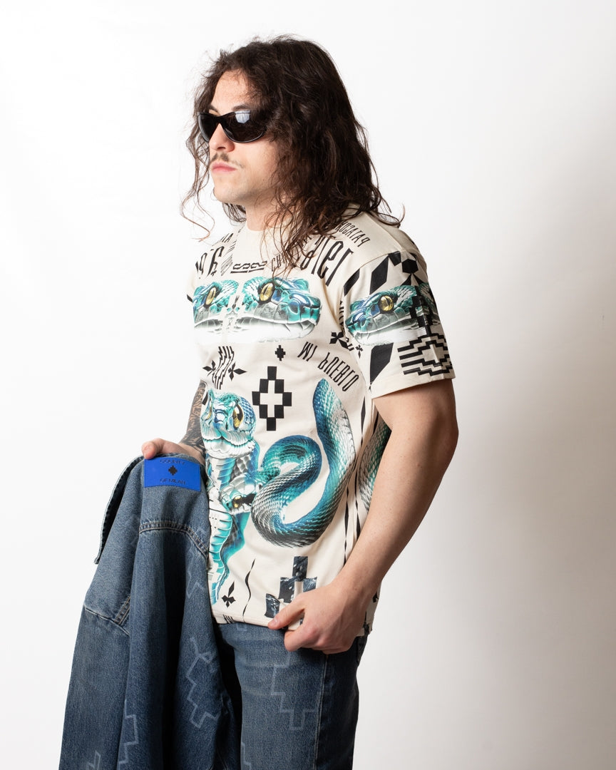 T-Shirt Marcelo Burlon "Patagonia" uomo