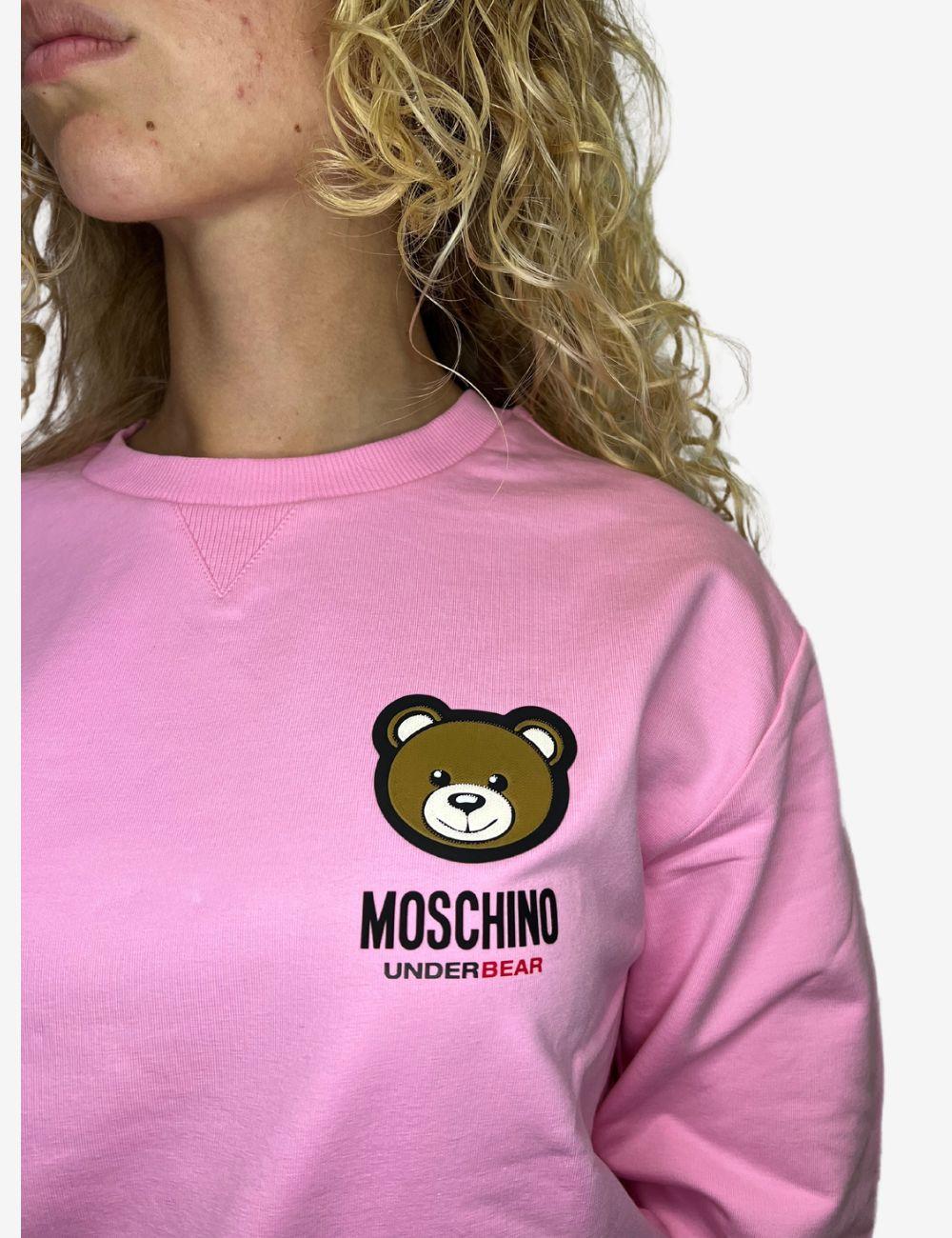 Felpa Moschino Underwear girocollo donna