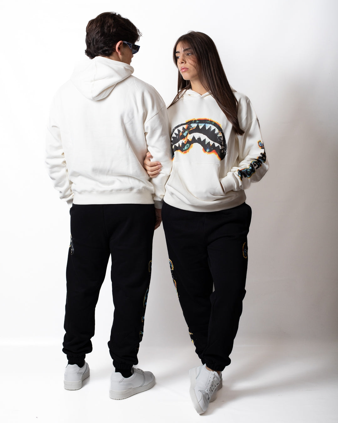 Pantalone Sprayground in felpa "Oxidized Shark"