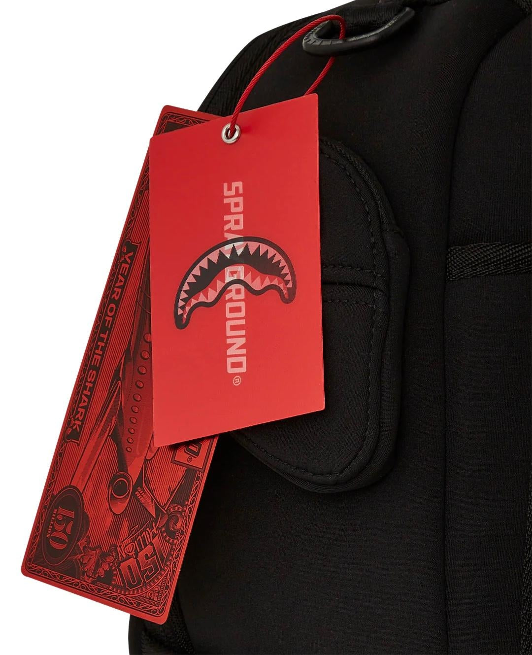 Zaino Sprayground nero Shark central kyushu mountain dlxsv backpack