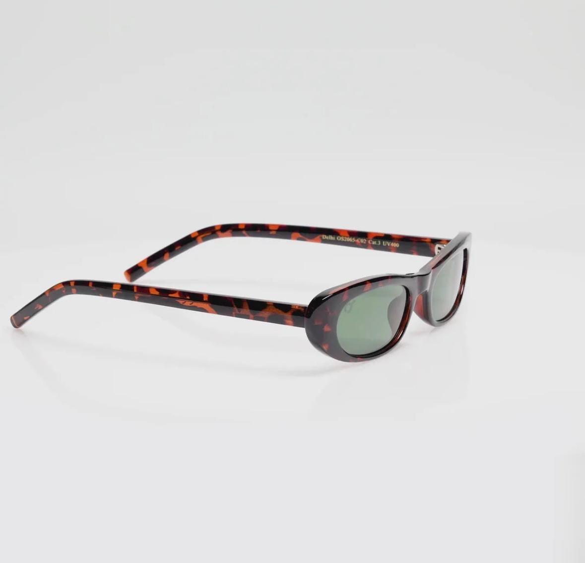 Occhiali OS Sunglasses Delhi tartarugato petrolio