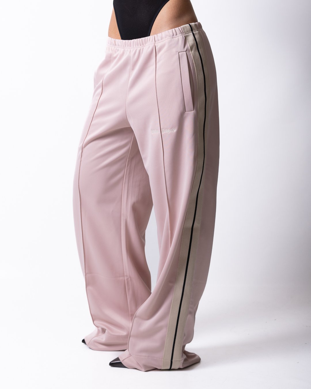 Pantalone Palm Angels logo ricamato 