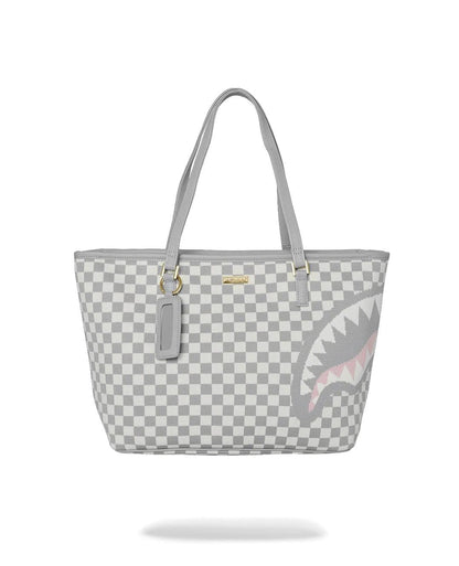 Borsa Sprayground bianco Knit sharks in paris in cream  tote