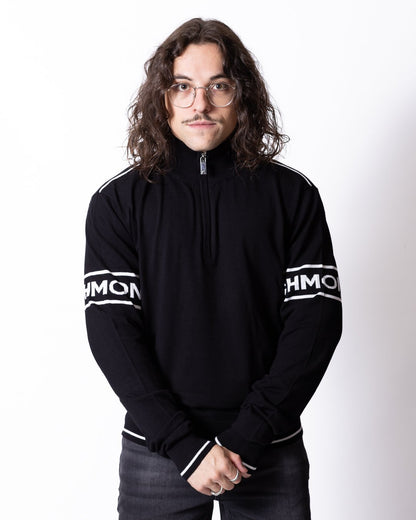 Maglia Richmond X mezza zip con logo a contrasto
