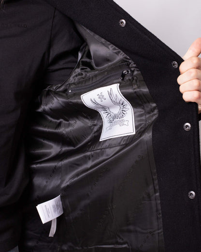 Cappotto Richmond X in misto lana con cappuccio uomo