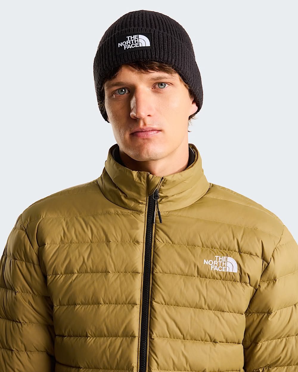 Cappello The North Face logo patch