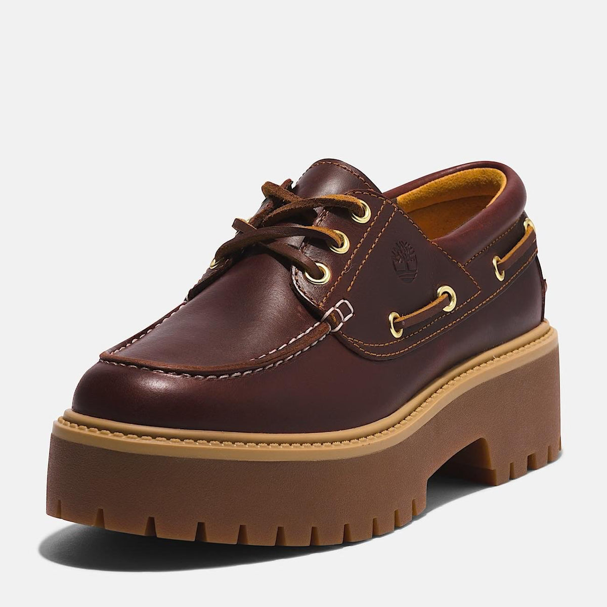 Scarpa Timberland da barca con plateau stone street