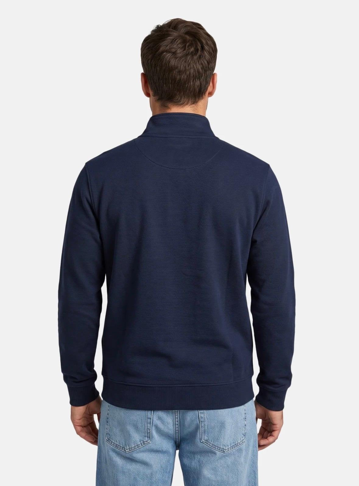 Felpa Lacoste full zip con logo ricamato