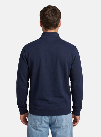 Felpa Lacoste full zip con logo ricamato