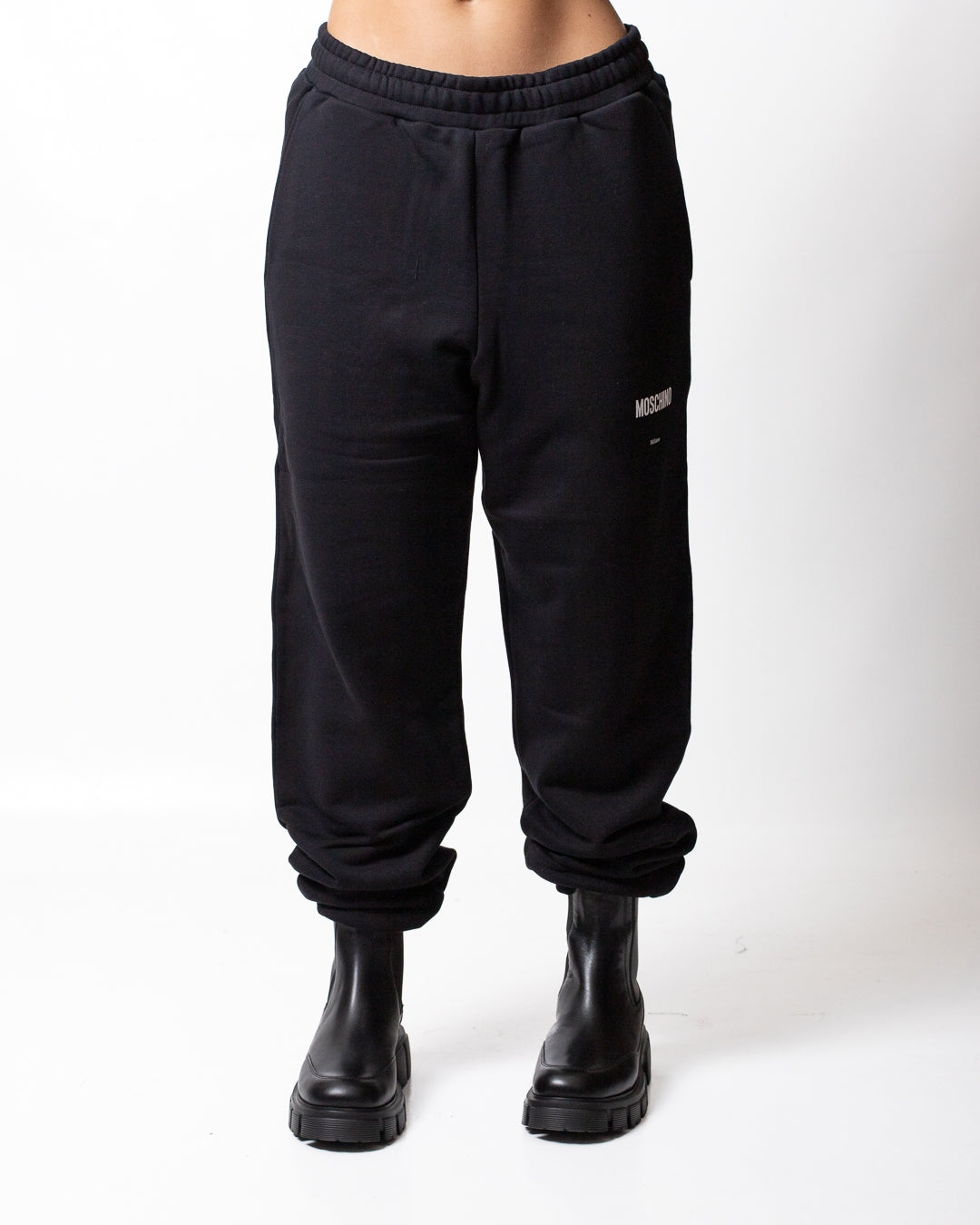 Pantalone Moschino in felpa con logo basic