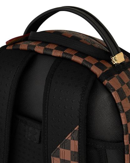 Zaino Sprayground marrone EMBOSSED CHECK BROWN BACKPACK