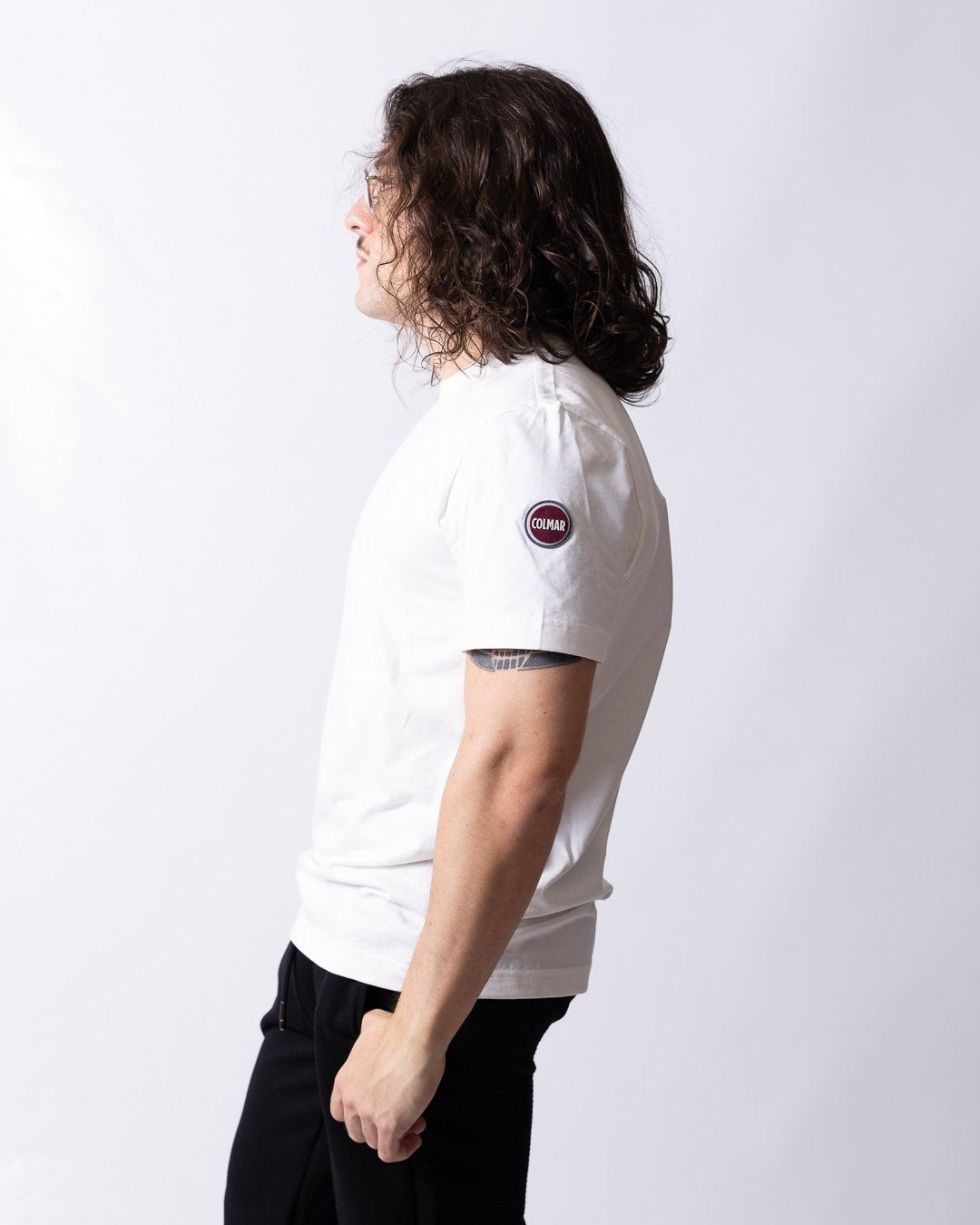 T-shirt Colmar con logo in rilievo 