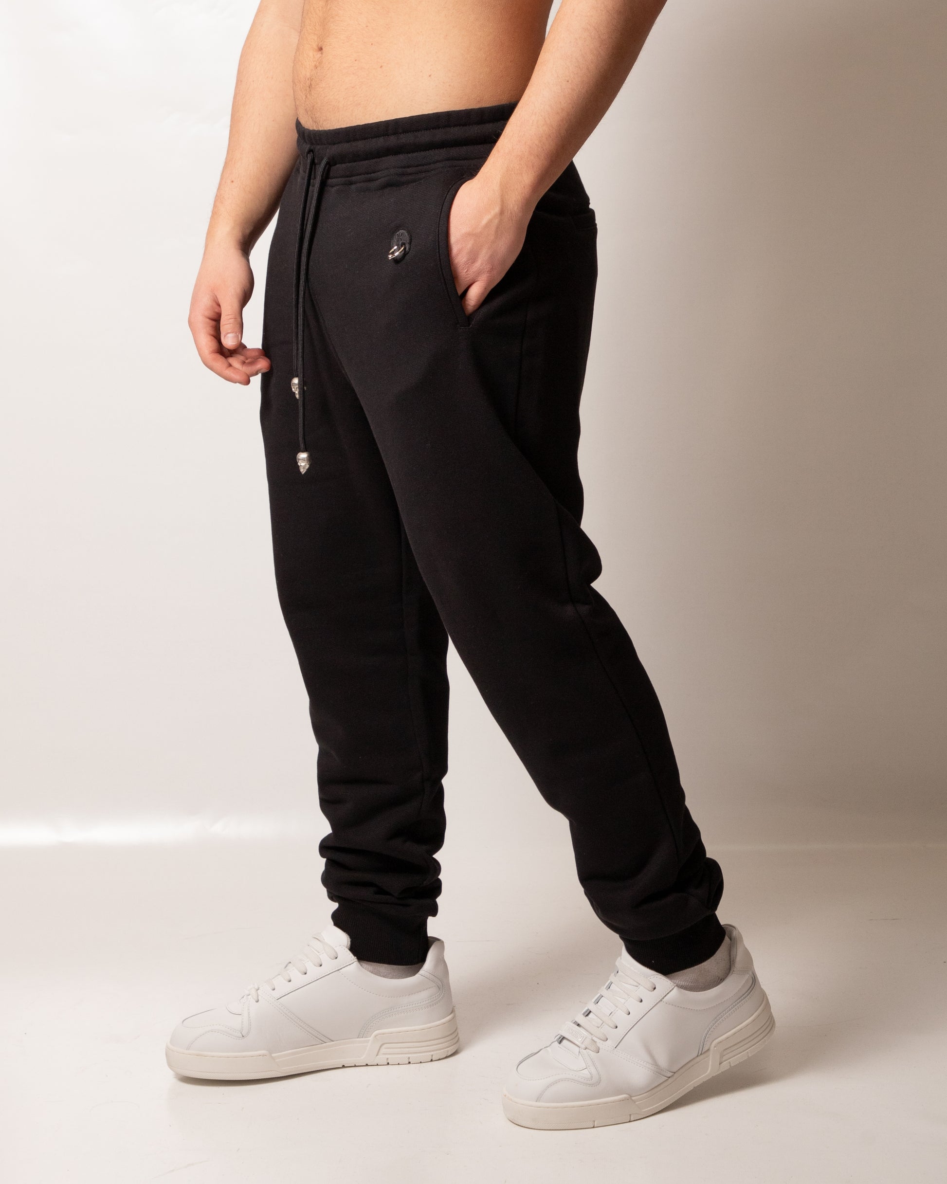 Pantalone John Richmond in felpa "Piercing" uomo