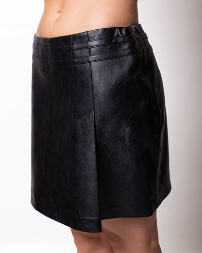 Minigonna Twinset Actitude in similpelle donna