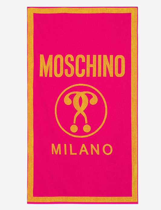 Telo mare Moschino con maxi logo