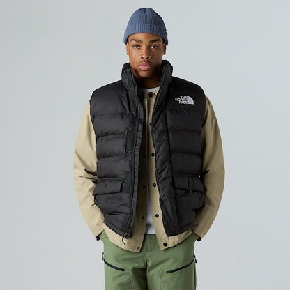 Gilet The North Face puffer con logo ricamato uomo