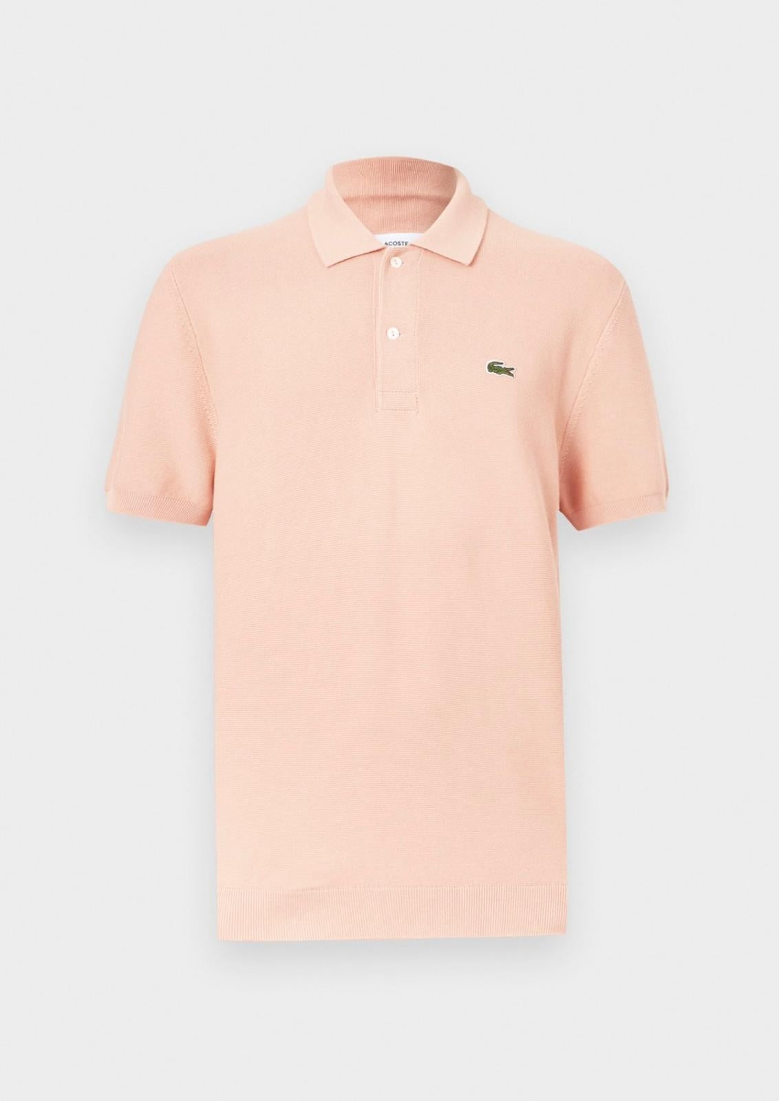 Polo Lacoste in maglia classic fit uomo