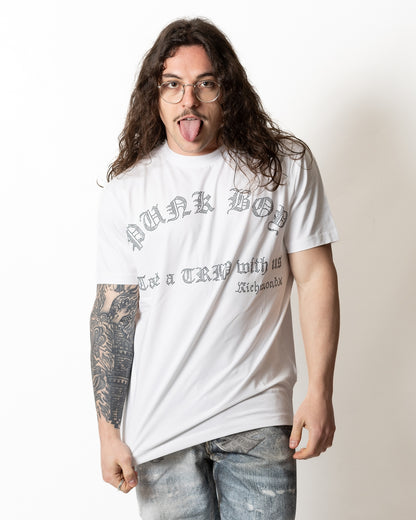  T-Shirt Richmond X logata con strass uomo