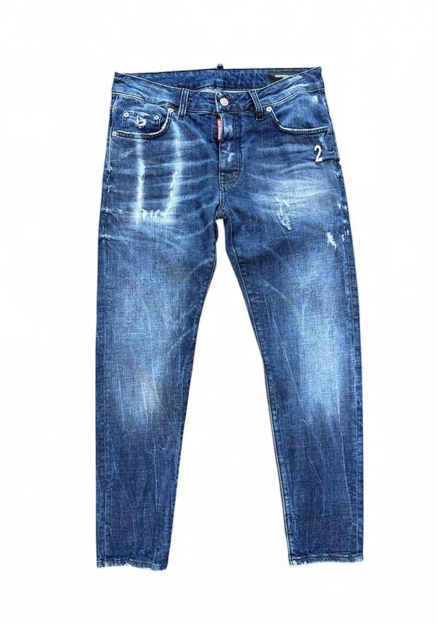 Jeans G2Firenze slim "Deep Blue" uomo