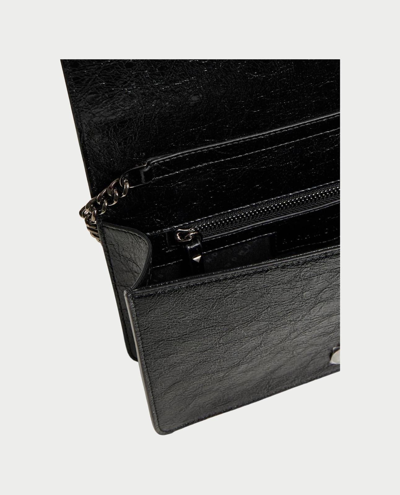 Borsa John Richmond shoulder bag in vera pelle con strass donna