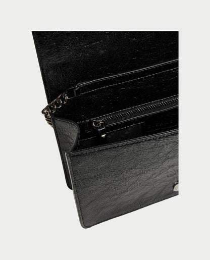 Borsa John Richmond shoulder bag in vera pelle con strass donna