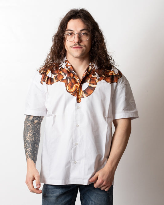Camicia Marcelo Burlon "Iconic Snake" uomo