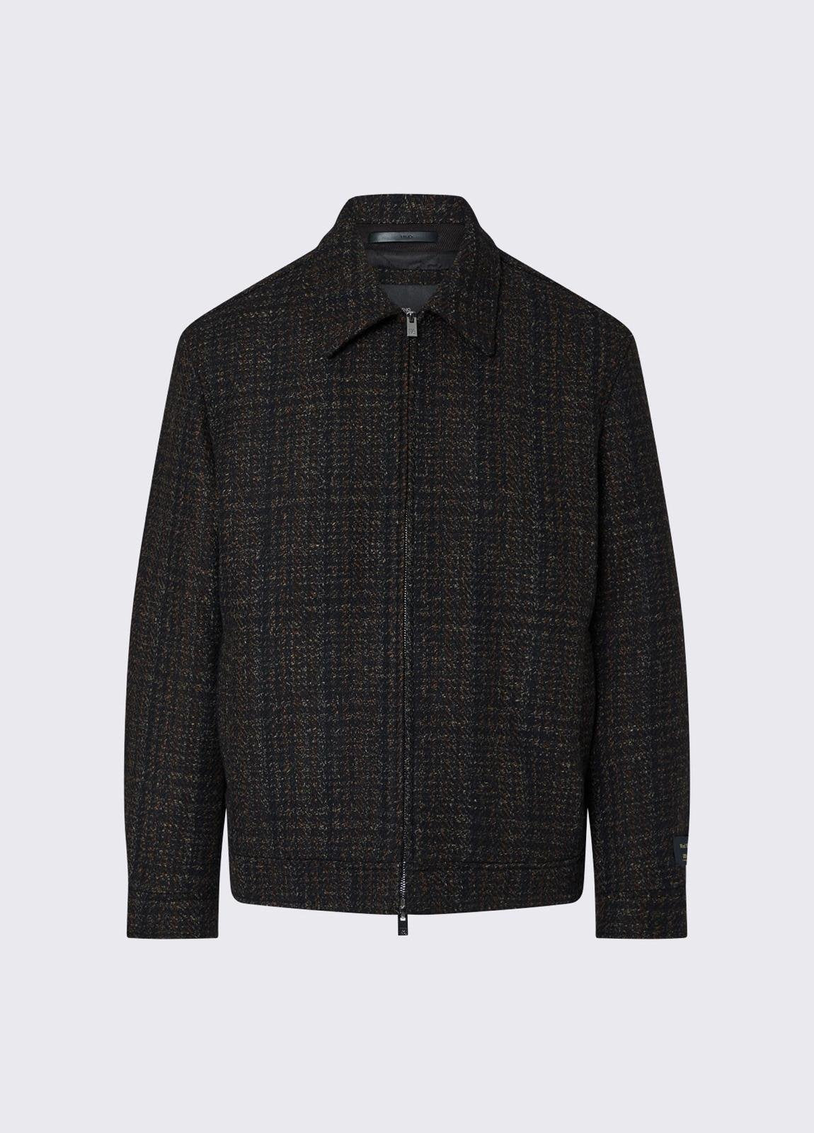 Giubbotto Liu Jo in misto lana tartan full zip