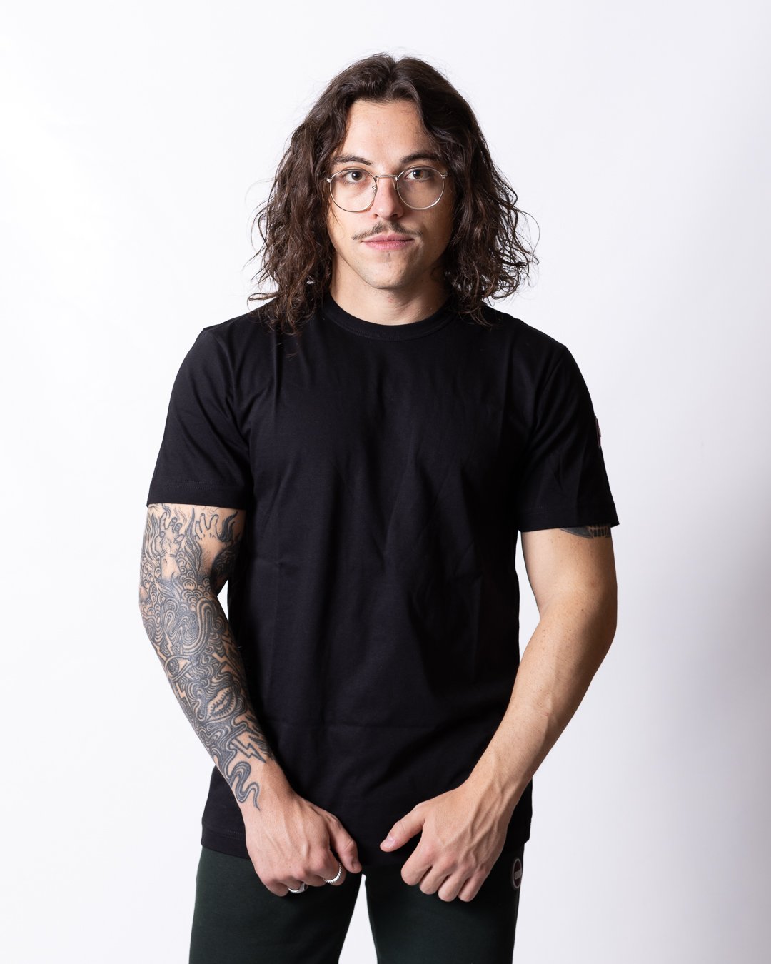 T-shirt Colmar con logo in rilievo 