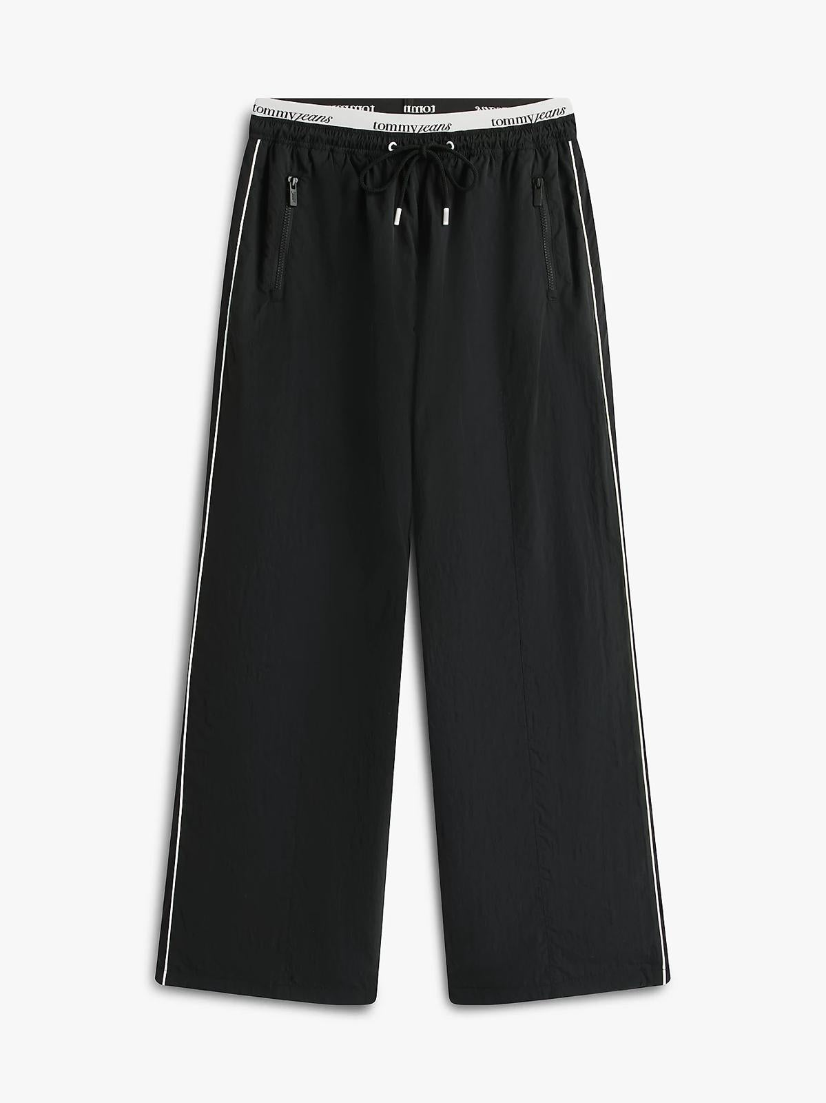 Pantalone Tommy Jeans parachute con fascia logata donna