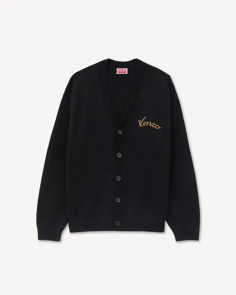 Cardigan Kenzo Paris in lana con grafica di perline luminose