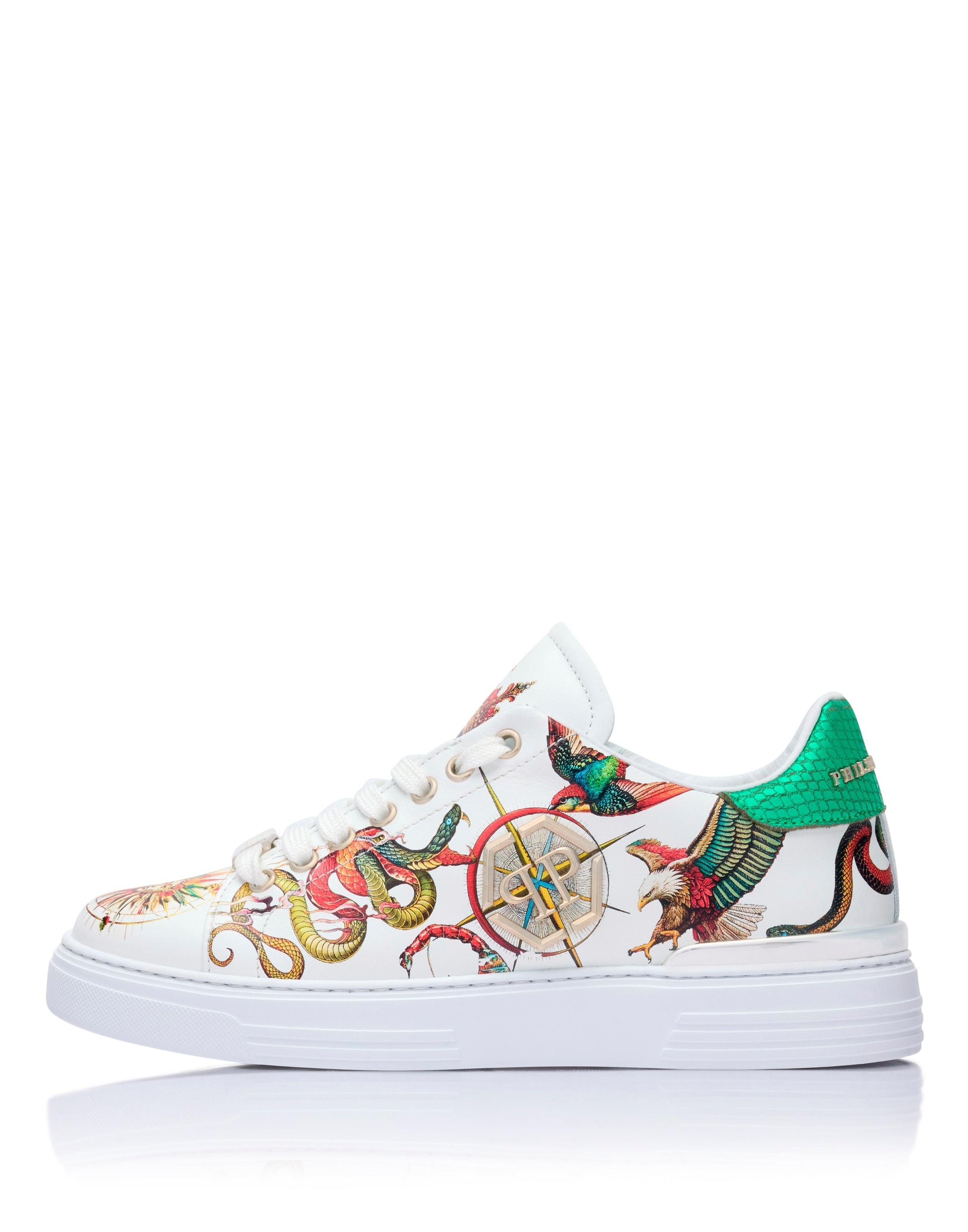 Sneakers Philipp Plein printed low-top stampata allover uomo
