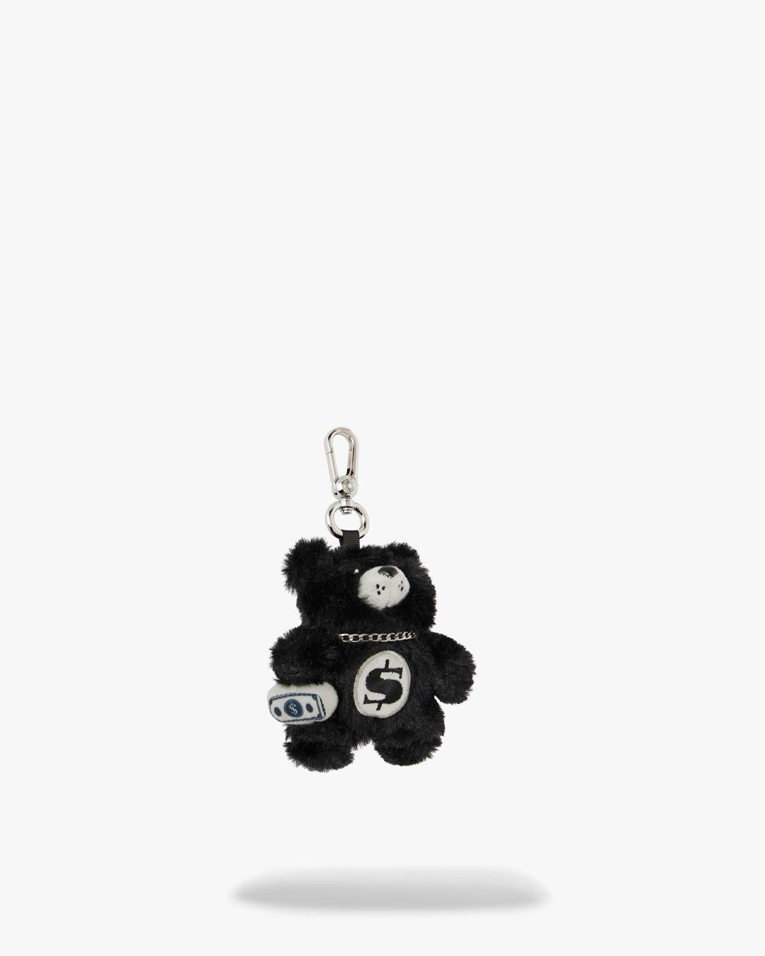 Portachiavi Sprayground nero "FUR CRAY BLACK BEAR CUB KEYCHAIN"