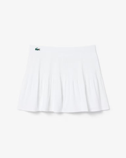 Gonna Lacoste a balze con short donna