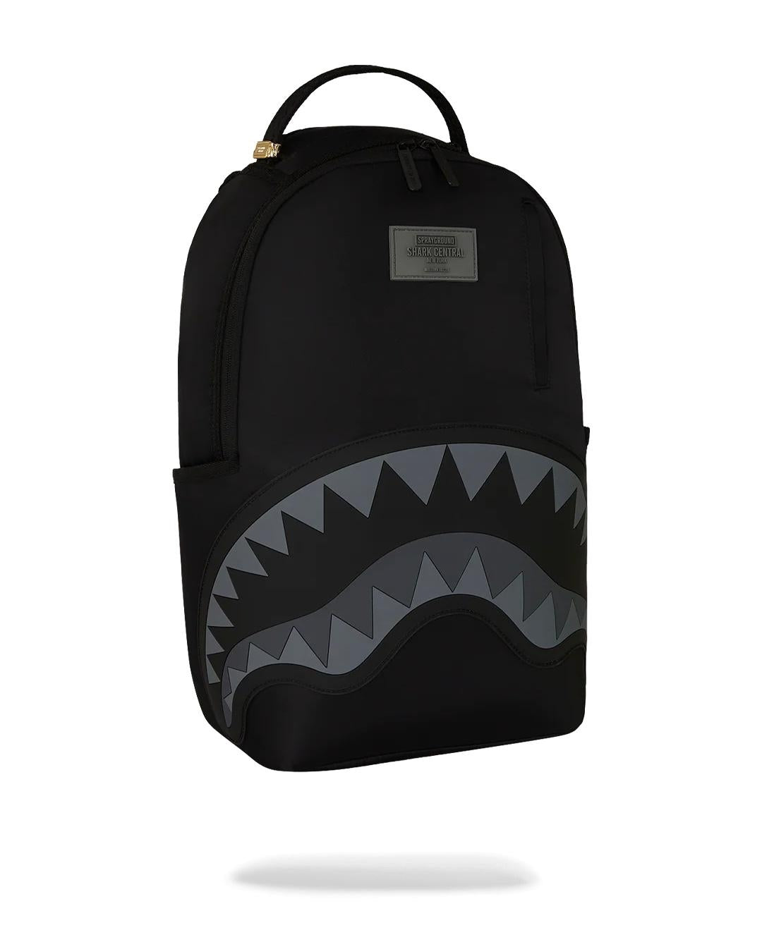 Zaino Sprayground nero shark central nylon black backpack