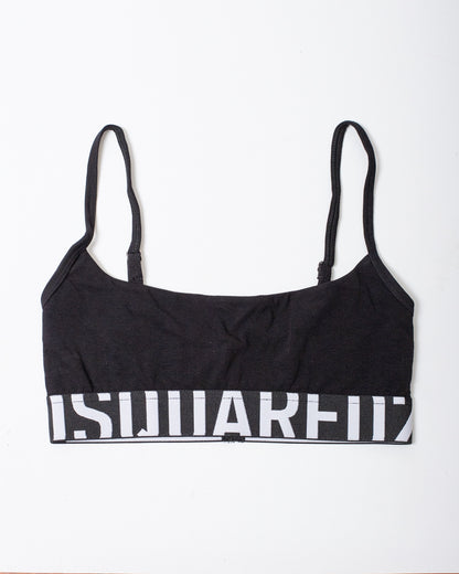 Bralette Dsquared2 con fascia elastica logata donna