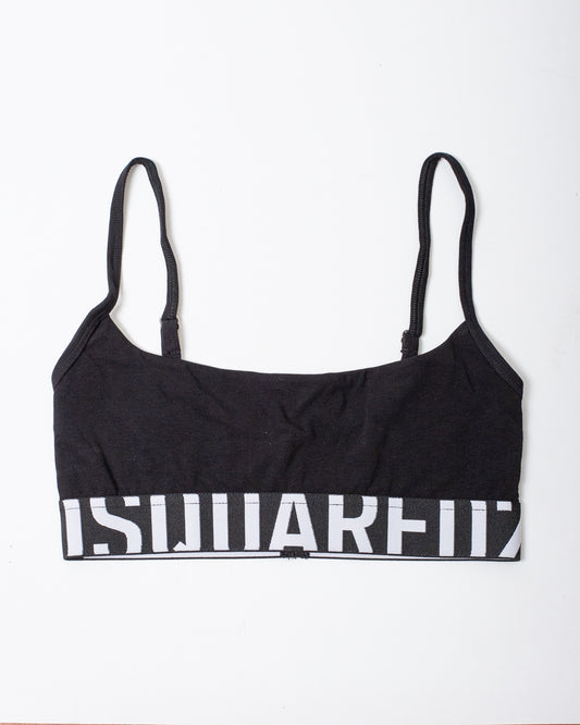 Bralette Dsquared2 con fascia elastica logata donna