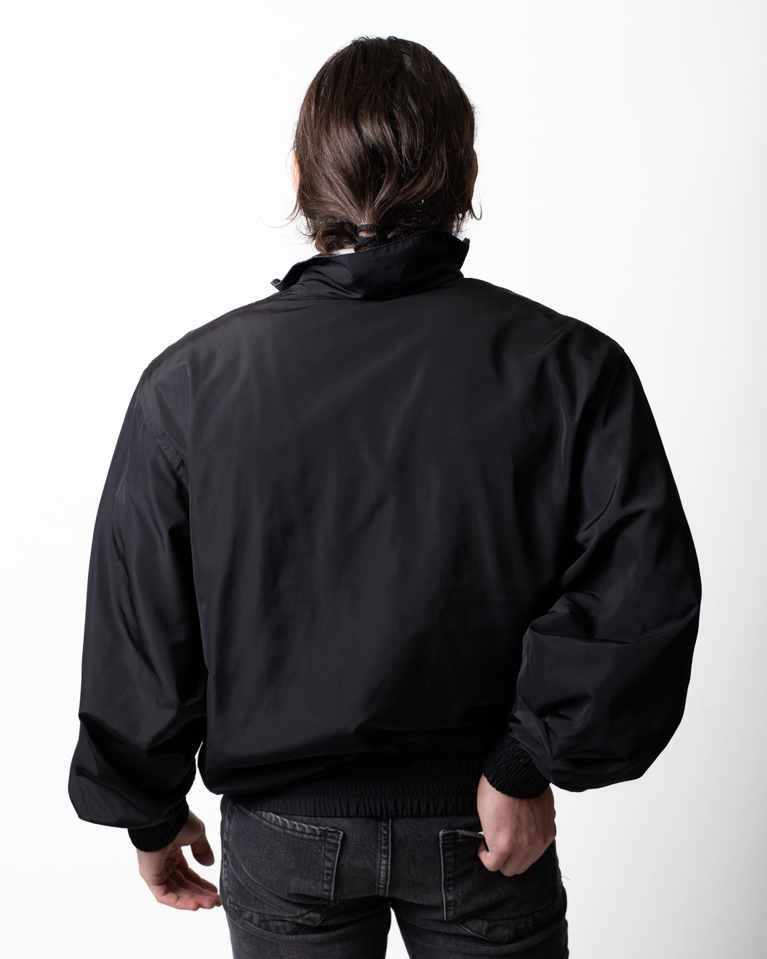 Giubbotto GCDS in nylon con stampa all-over uomo