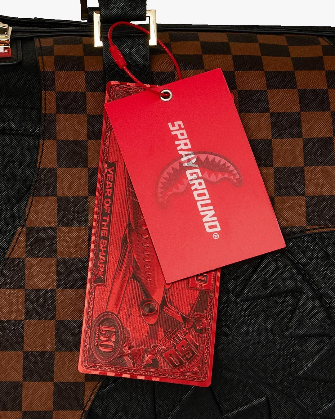 Borsone Sprayground marrone "JETSTREAM BROWN DUFFLE"