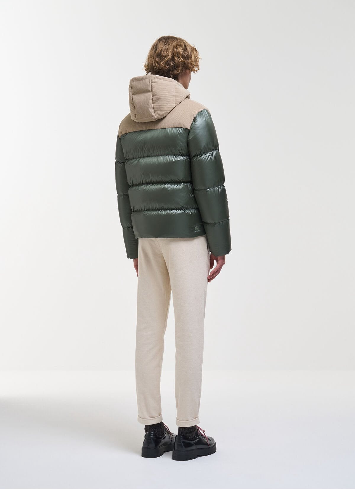 Piumino Colmar con inserti in velluto uomo