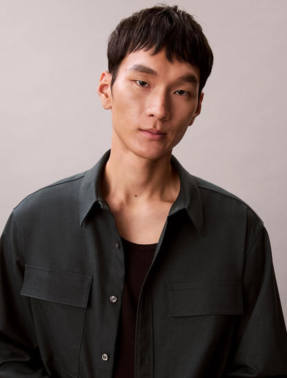 Camicia Calvin Klein "Melange Regular" uomo