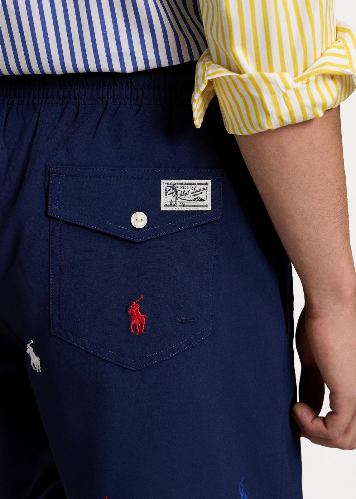 Boxer mare Polo Ralph Lauren con ricami all-over uomo