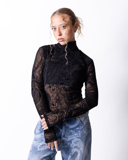 Maglia Just Cavalli con ricami jacquard donna