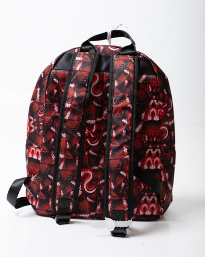 Zaino Marcelo Burlon in nylon stampa snakes all-over