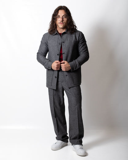 Pantalone Daniele Alessandrini in misto lana uomo