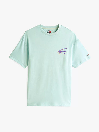 T-Shirt Tommy Jeans con logo signature uomo