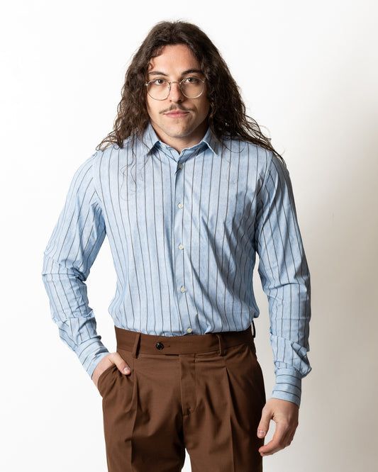 Camicia Liu Jo slim a strisce uomo