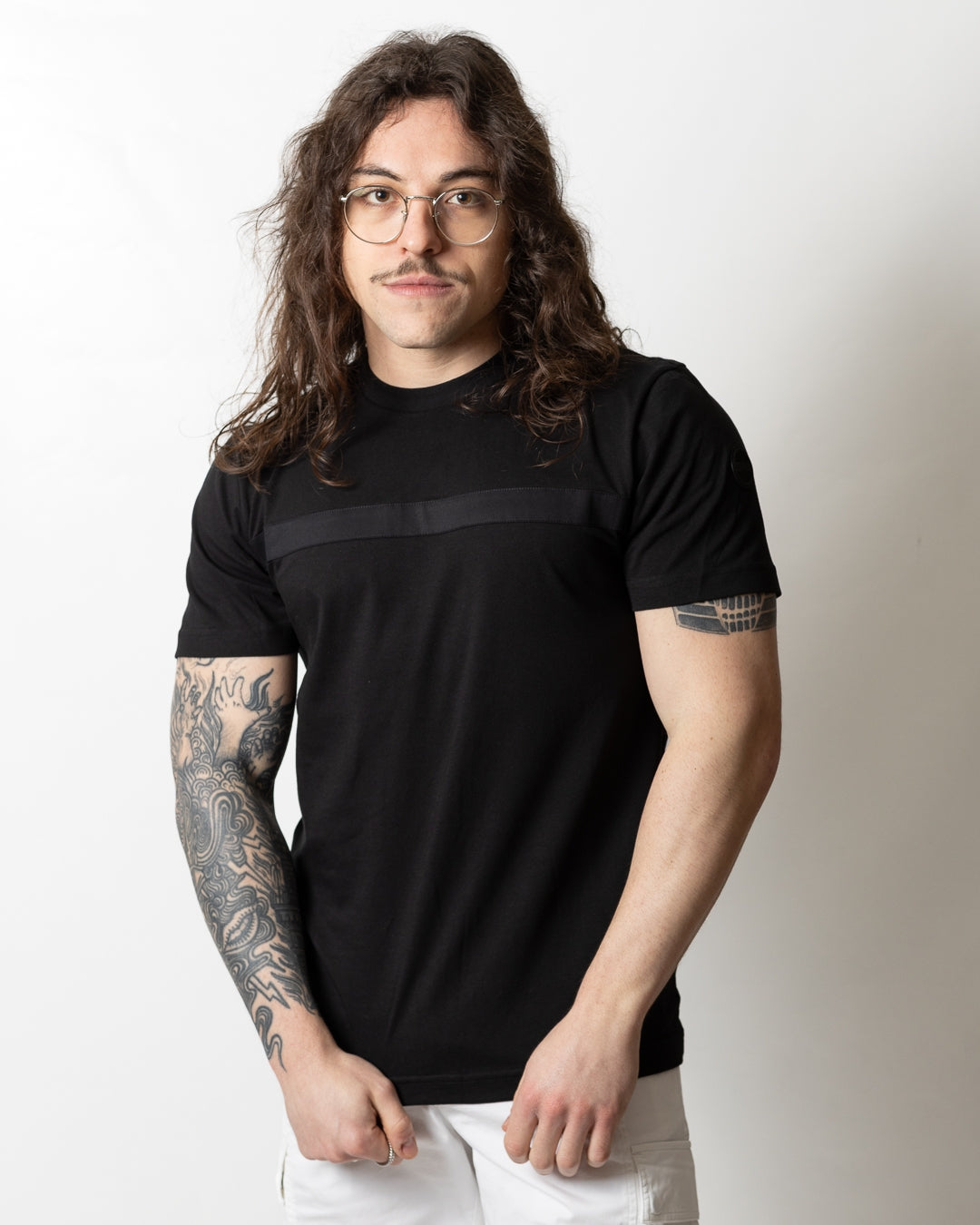 T-Shirt Colmar regular con banda uomo