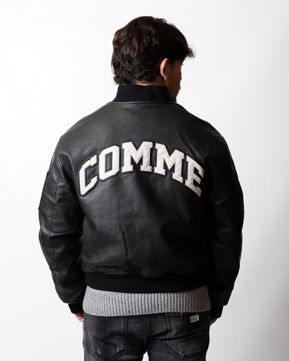 Giubbotto Comme des Fuckdown bomber in ecopelle uomo